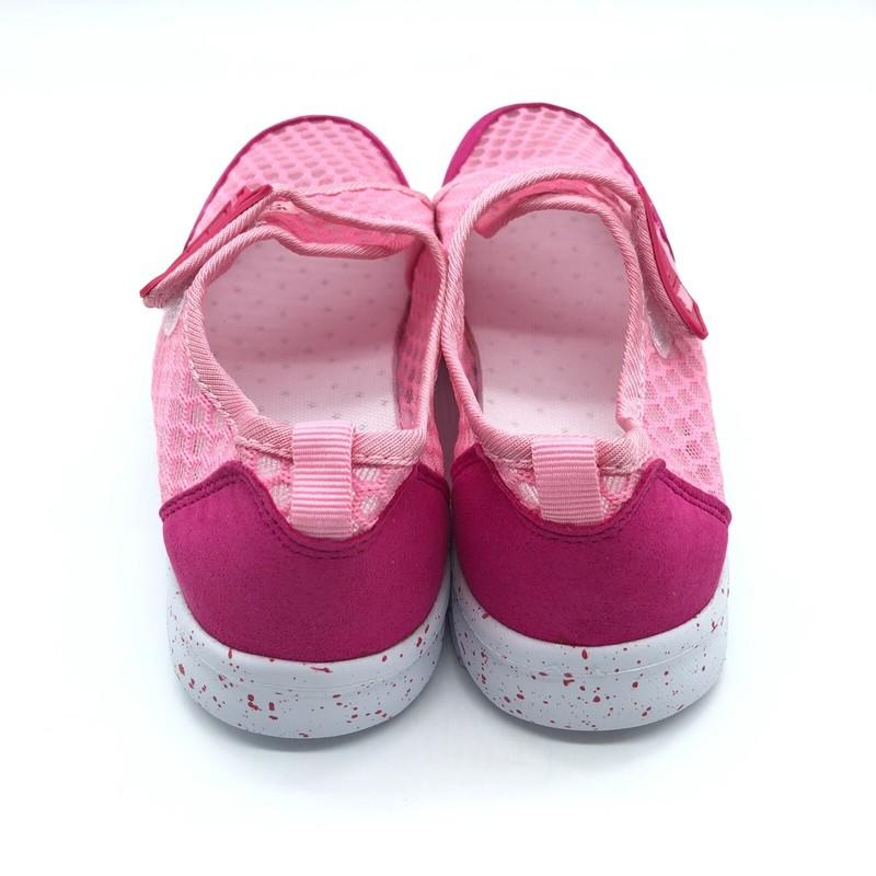 JMN Girls Mesh Sneakers Water Shoes Lightweight Hook & Loop Pink 35 US 3