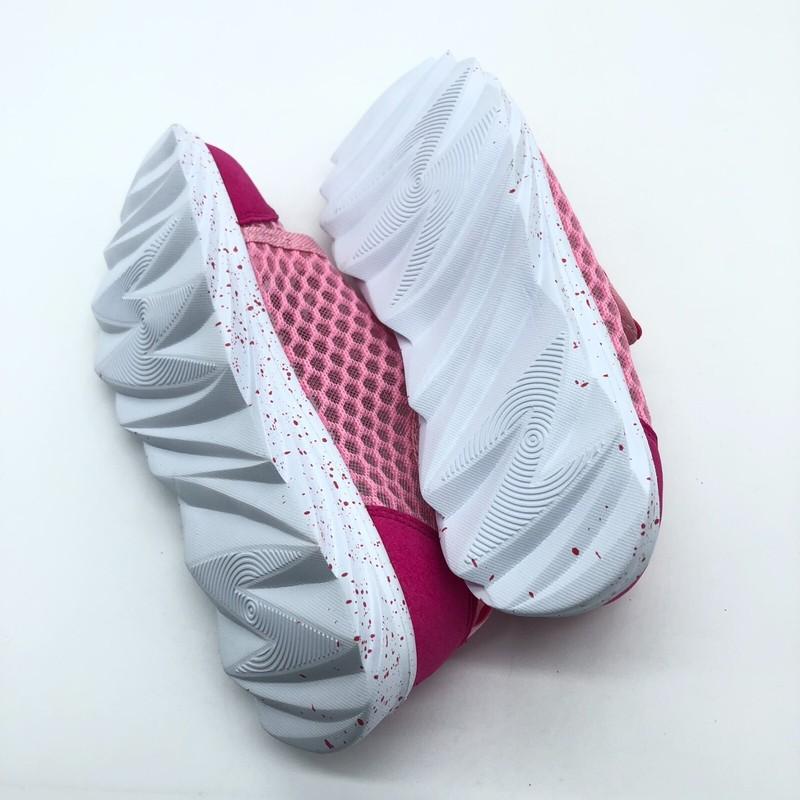 JMN Girls Mesh Sneakers Water Shoes Lightweight Hook & Loop Pink 35 US 3