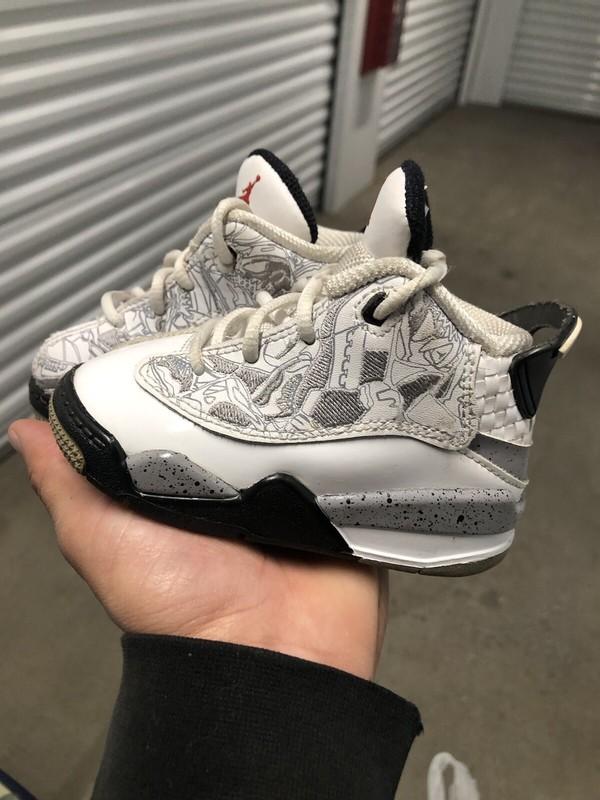Jodan Dub Zero White Cement Size 5C