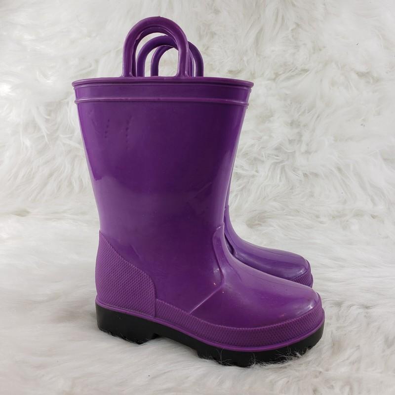 JOE BOXER Purple Rain Boots Little Girls Size US 7