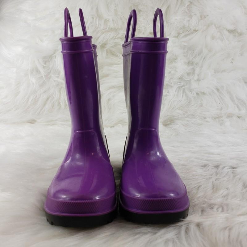 JOE BOXER Purple Rain Boots Little Girls Size US 7