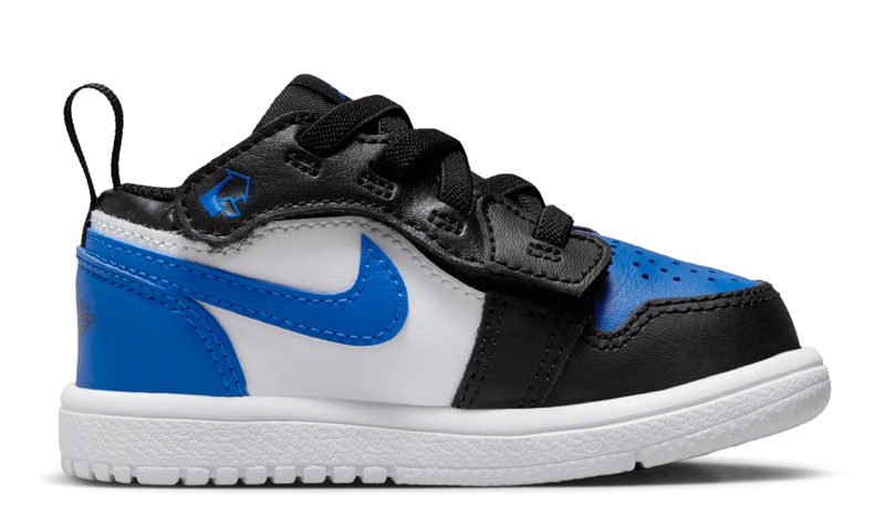 Jordan 1 Low ALT (TD) 'Alternate Royal Toe' White Black Blue Hook & Loop 7C-10C