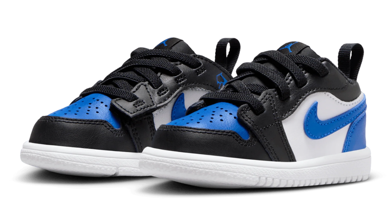 Jordan 1 Low ALT (TD) 'Alternate Royal Toe' White Black Blue Hook & Loop 7C-10C