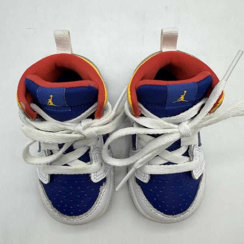 Jordan 1 Mid "Hite Deep Royal Blue" Sneakers 4C