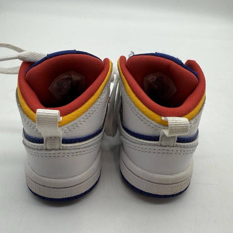 Jordan 1 Mid "Hite Deep Royal Blue" Sneakers 4C