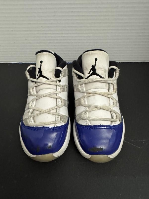 Jordan 11 Retro Low TD Concord Sketch 645107-100 Blue Kids 9C Toddler