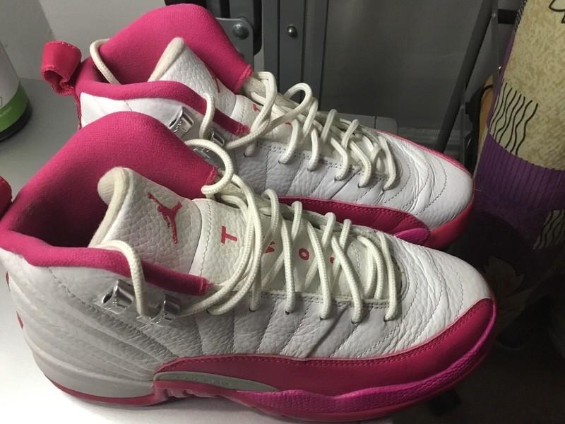 Jordan 12 Size 5Y Pink