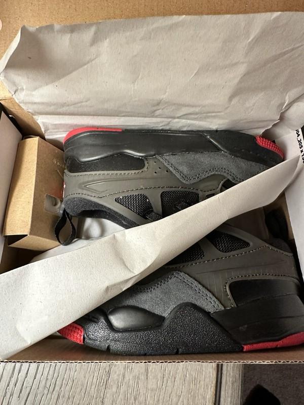 Jordan 4 RM Black/Red/Grey Size 7C