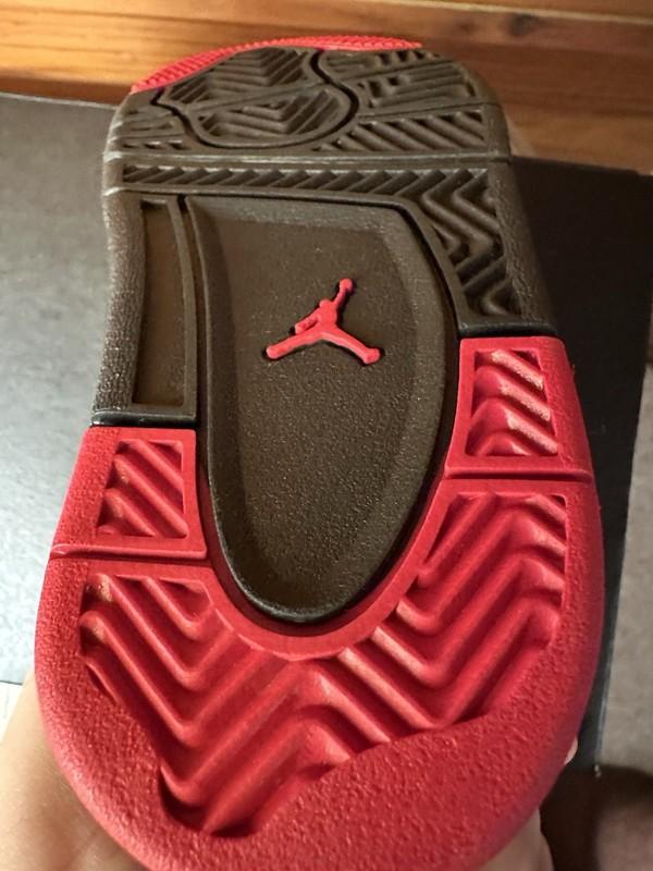 Jordan 4 RM Black/Red/Grey Size 7C