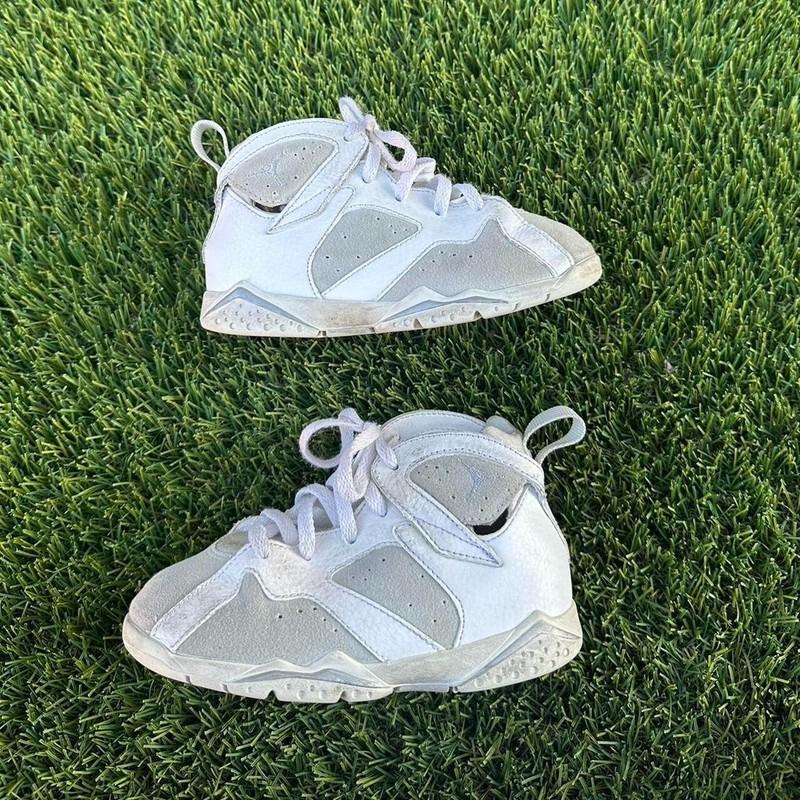 Jordan 7 Retro Pure Money White Shoes 304772-120