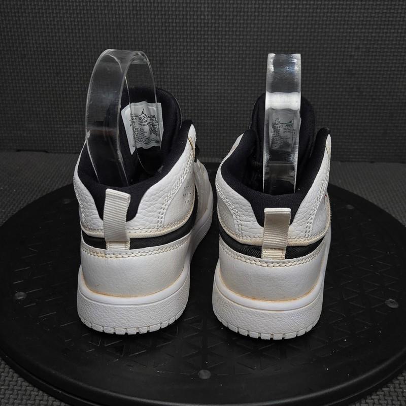 Jordan Acess Shoes Toddler Sz 11 White Black Red Lace Up Sneakers Trainers