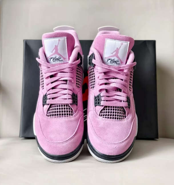 Jordan Air Jordan 4 "Orchid" Mid-Top Retro Basketball Shoes-Unisex