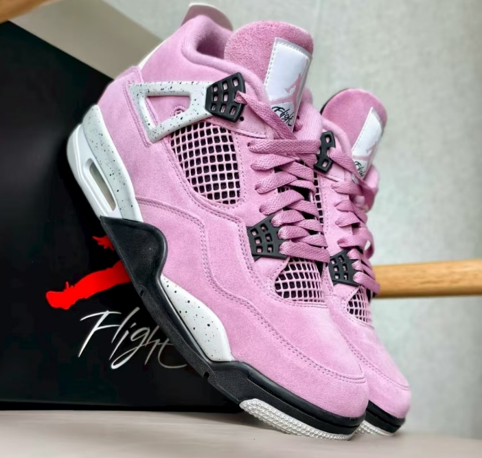 Jordan Air Jordan 4 "Orchid" Mid-Top Retro Basketball Shoes-Unisex