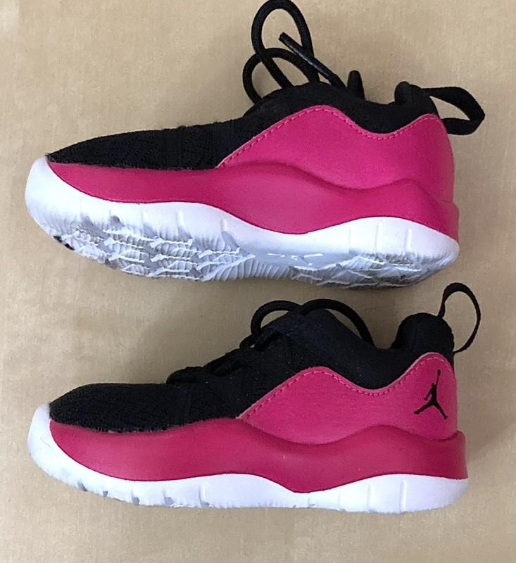Jordan Deca Fly GP Black Vivid Pink TODDLER 4C Sneakers 844373 009 FAST SHIPPING