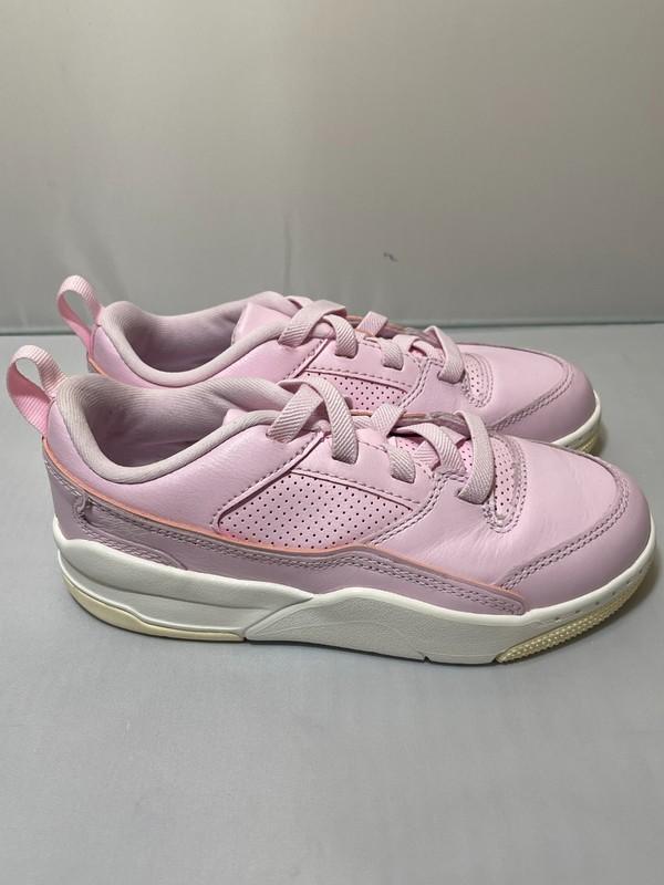 Jordan Flight Court Athletic Sneaker Shoes Girls 13 Pink Leather HF3332-600 S471