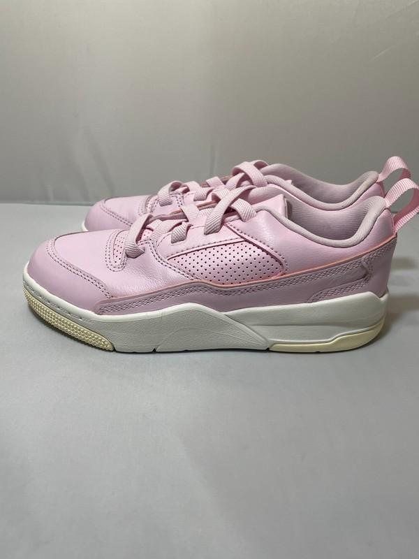 Jordan Flight Court Athletic Sneaker Shoes Girls 13 Pink Leather HF3332-600 S471