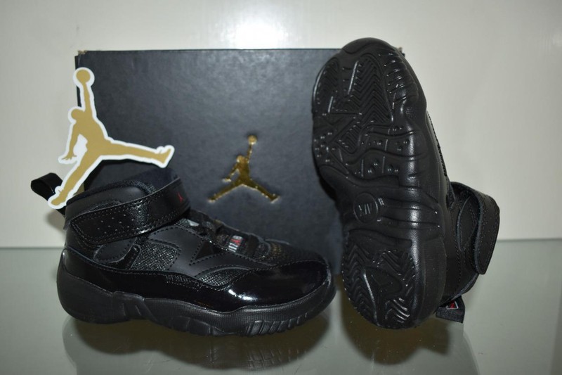 Jordan Jumpman Two Trey (TD) Baby Toddler Shoes DQ8433 003 Black NIB