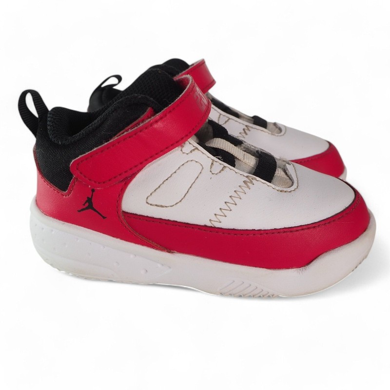 Jordan Max Aura 3 TD 'White Very Berry' Basketball Shoes DA8023-106 Toddler 8