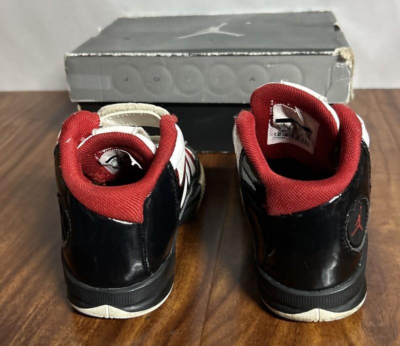 Jordan Play In These F (TD) 10C White/ Varsity Red-Black 441407 101