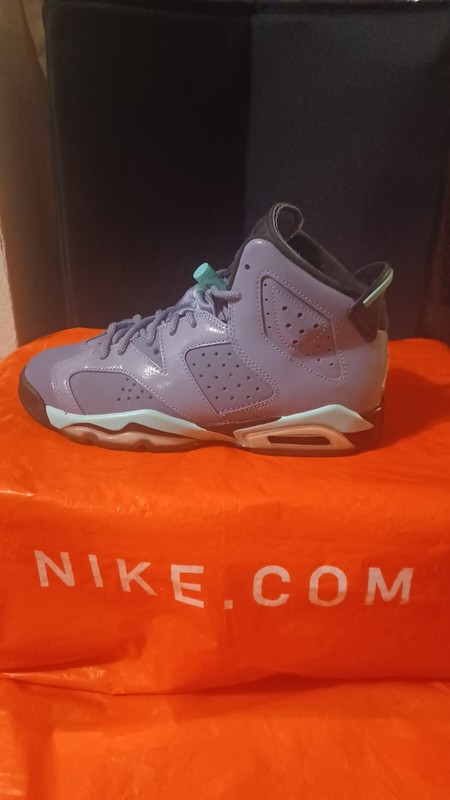 Jordan Retro 6 - Iron Purple (gs) Sz 5