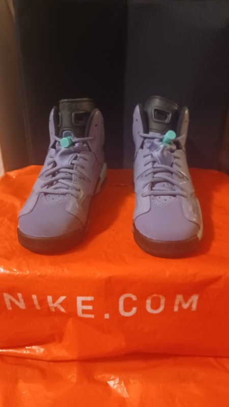 Jordan Retro 6 - Iron Purple (gs) Sz 5