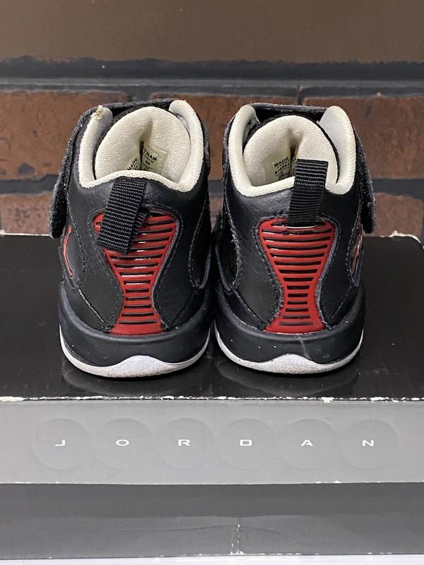 Jordan Shoes Toddler 4C Hallowed Ground (TD) Black Red White 375367-063