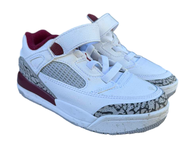 Jordan Spizike Low PS White Team Red Elephant Print Toddler 11C