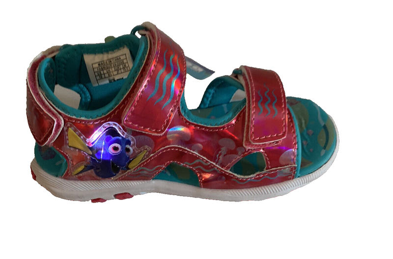 Josmo Finding Dory Girls Fashion Sandals Red/Blue 11 M US Little Kid