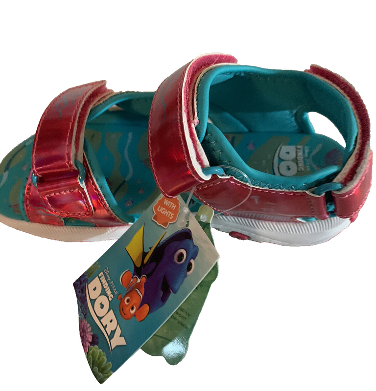 Josmo Finding Dory Girls Fashion Sandals Red/Blue 11 M US Little Kid