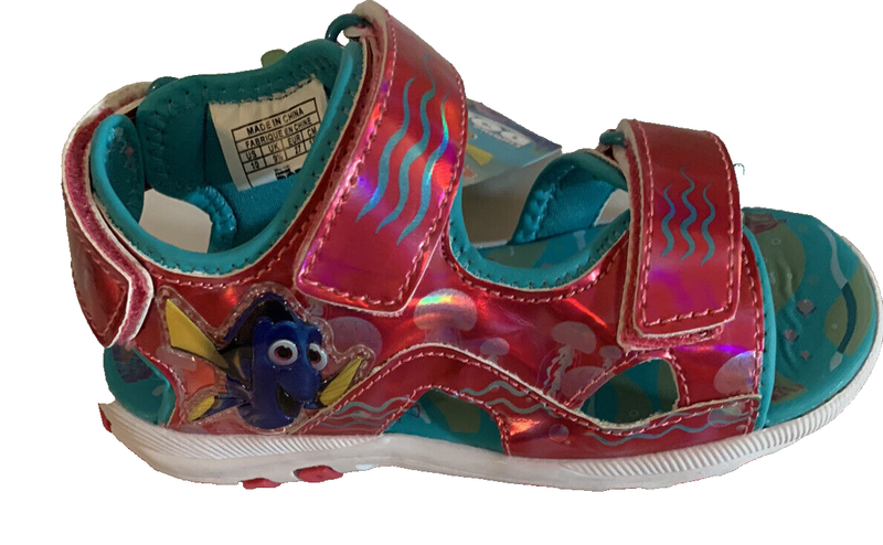 Josmo Finding Dory Girls Fashion Sandals Red/Blue 11 M US Little Kid