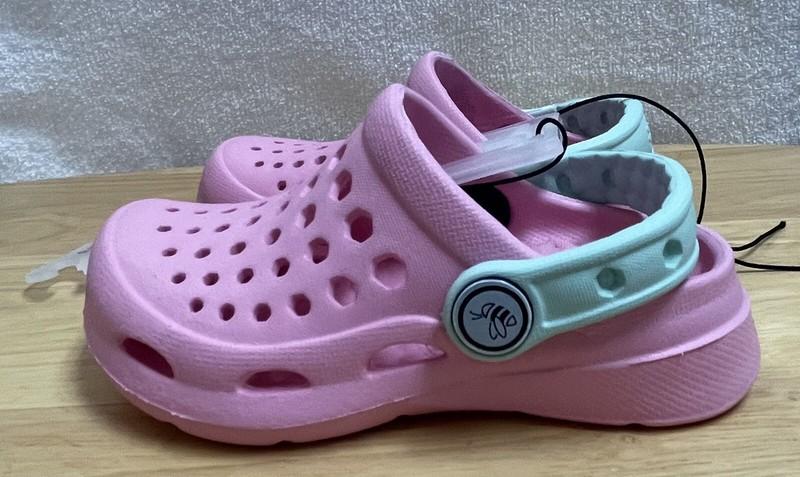Joybees Toddler Girls Size 6/7 Active Aqua ￼ Slip On Pink New With Tags