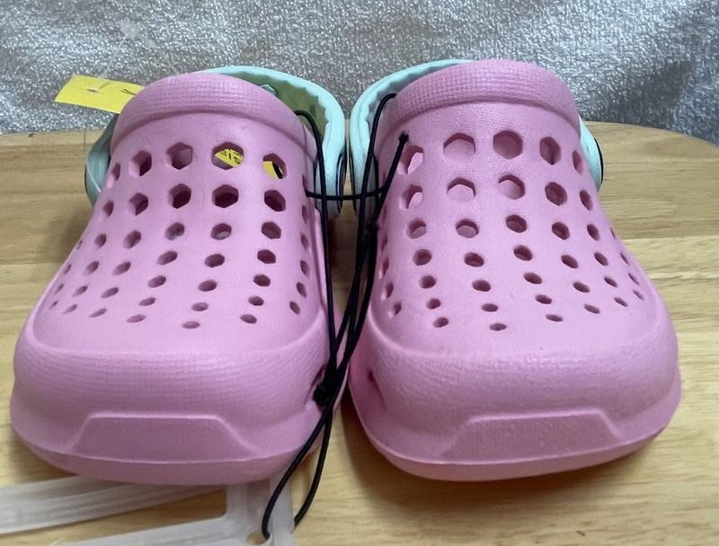 Joybees Toddler Girls Size 6/7 Active Aqua ￼ Slip On Pink New With Tags