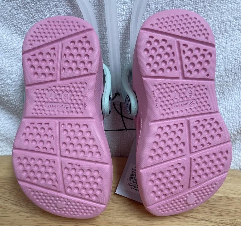 Joybees Toddler Girls Size 6/7 Active Aqua ￼ Slip On Pink New With Tags