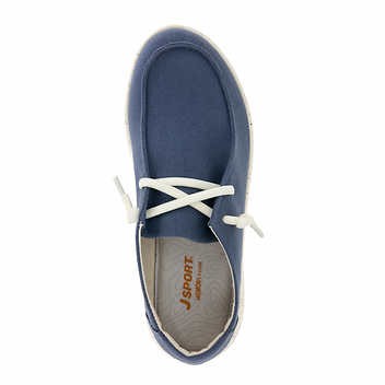 Jsport Ladies' Size 9 Casual Slip On Shoe Navy Blue New In Box