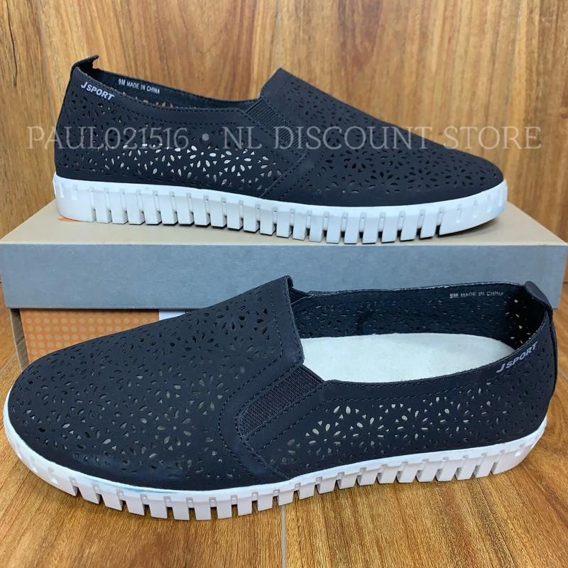 JSPORT Women's Floral Tennis Shoes Sneaker ~ Black ~ Sizes & Condition