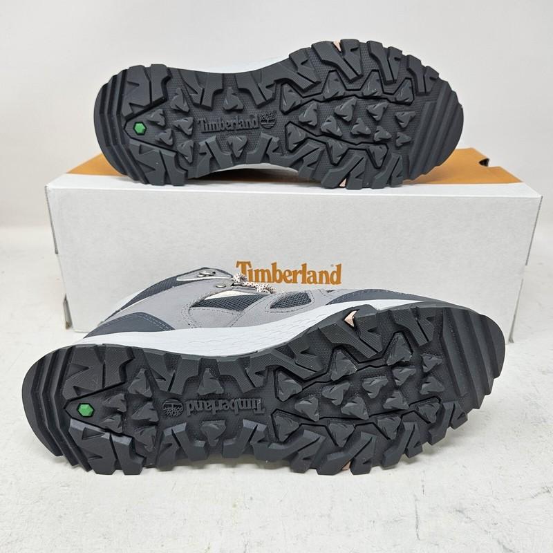 Juniors Timberland Lincoln Peaker Mid WP Leather Boot / Grey Pink / TB0A5RX3 085