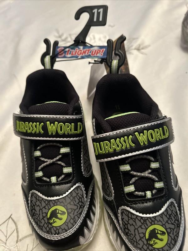 Jurassic World Kids Athletic Sneakers Lighted Footwear -11