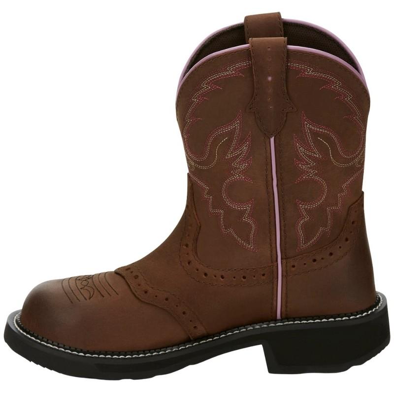 Justin Original Workboots Wanette 8 Inch Waterproof Steel Toe Work Womens Size