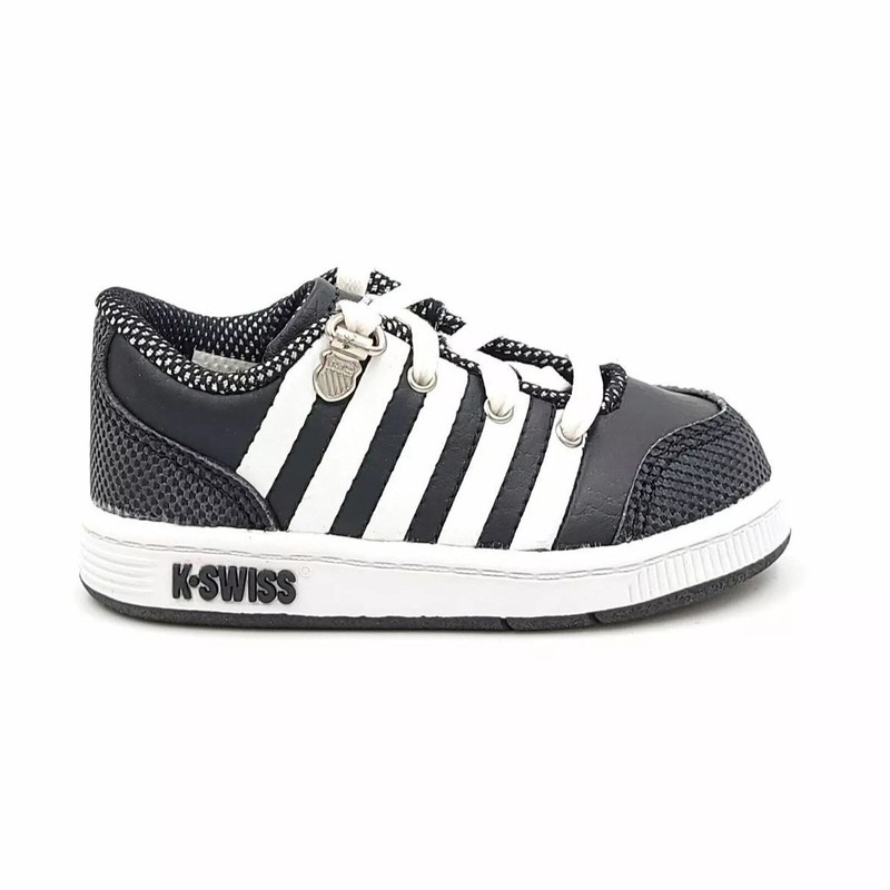 K Swiss Baby Infants Grande Court TW Low Top Sneakers Size US 6 Black White