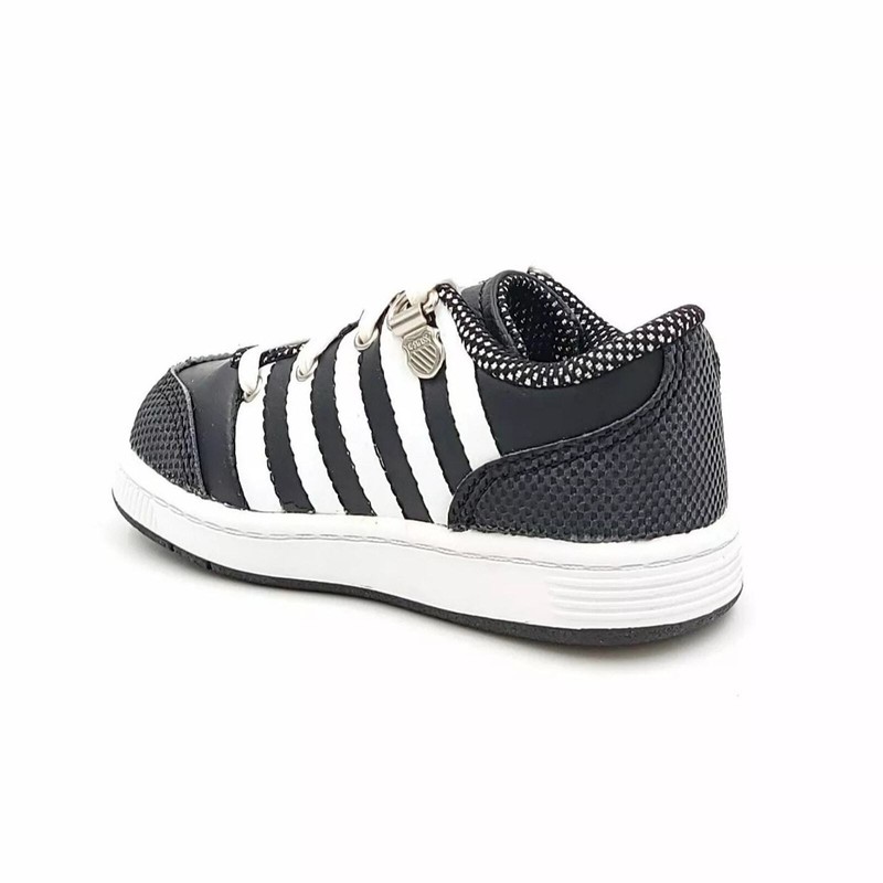 K Swiss Baby Infants Grande Court TW Low Top Sneakers Size US 6 Black White