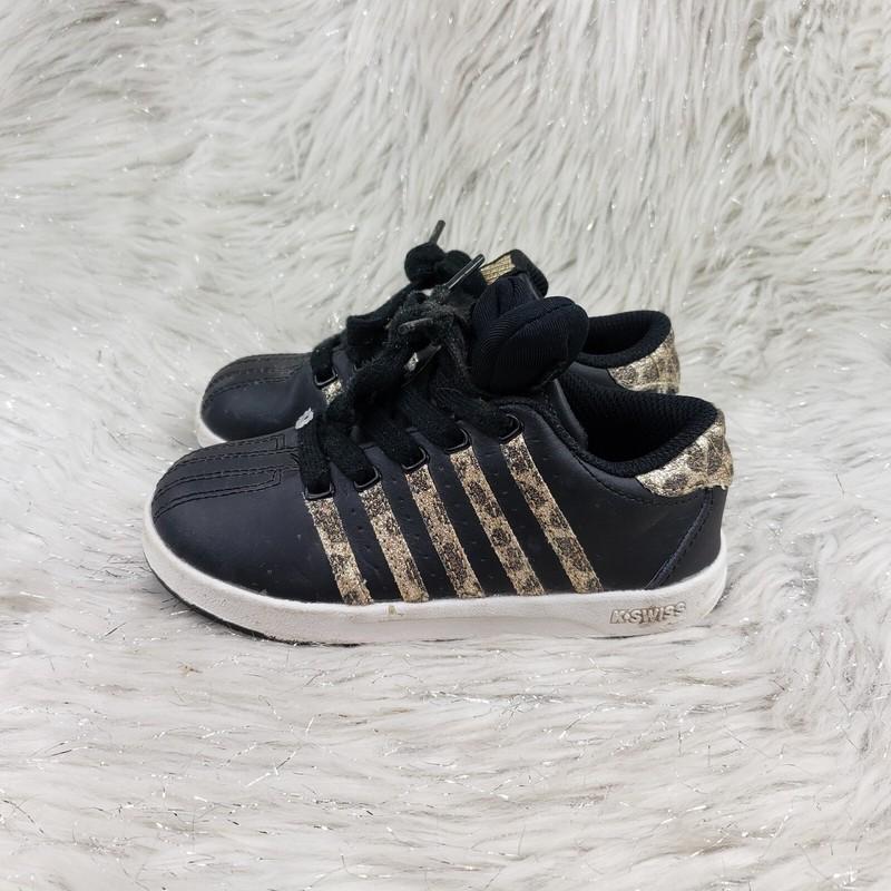 K-SWISS Black Sparkly Little Kids Sneakers Size 9