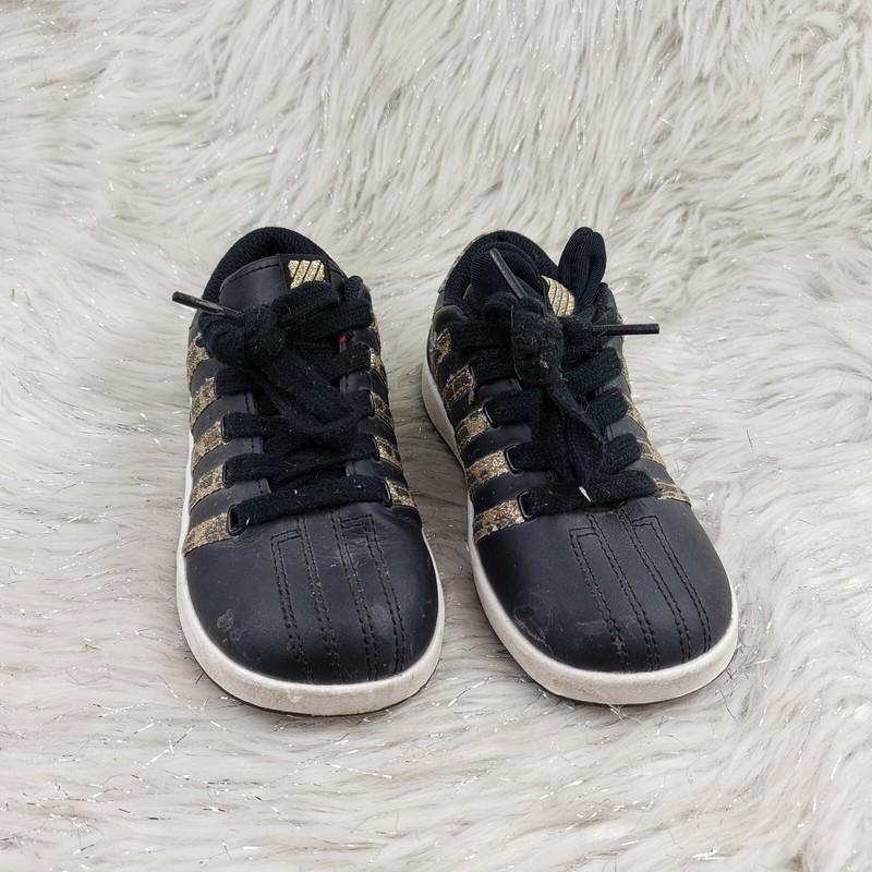 K-SWISS Black Sparkly Little Kids Sneakers Size 9