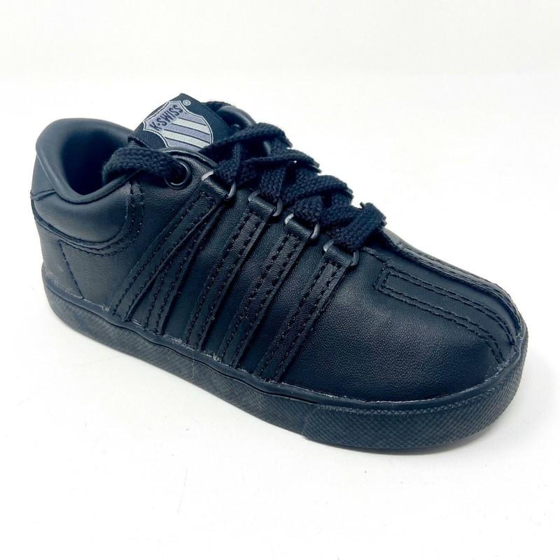 K-Swiss Classic Triple Black Infant Baby Casual Shoes Sneakers 20144