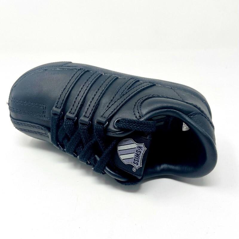 K-Swiss Classic Triple Black Infant Baby Casual Shoes Sneakers 20144