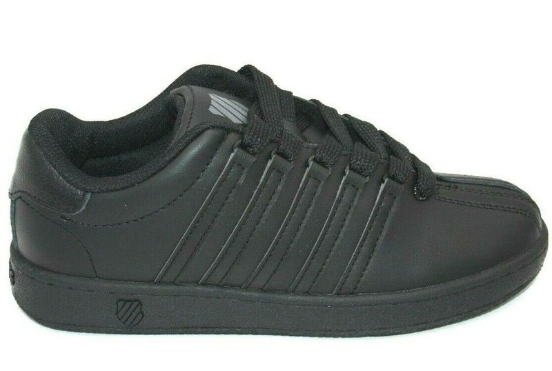 K-Swiss Classic VN Varsity Low Black Black Big Kids Running Trainers Shoes