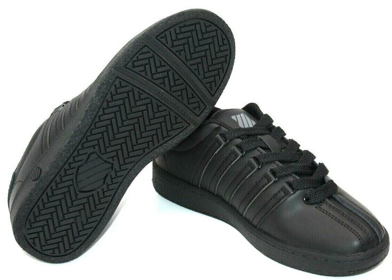 K-Swiss Classic VN Varsity Low Black Black Big Kids Running Trainers Shoes