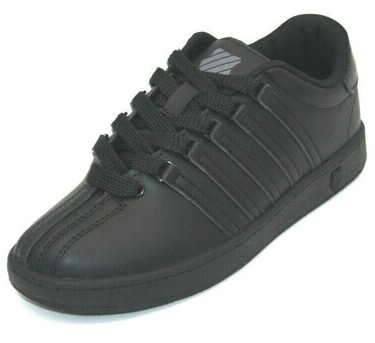 K-Swiss Classic VN Varsity Low Black Black Big Kids Running Trainers Shoes