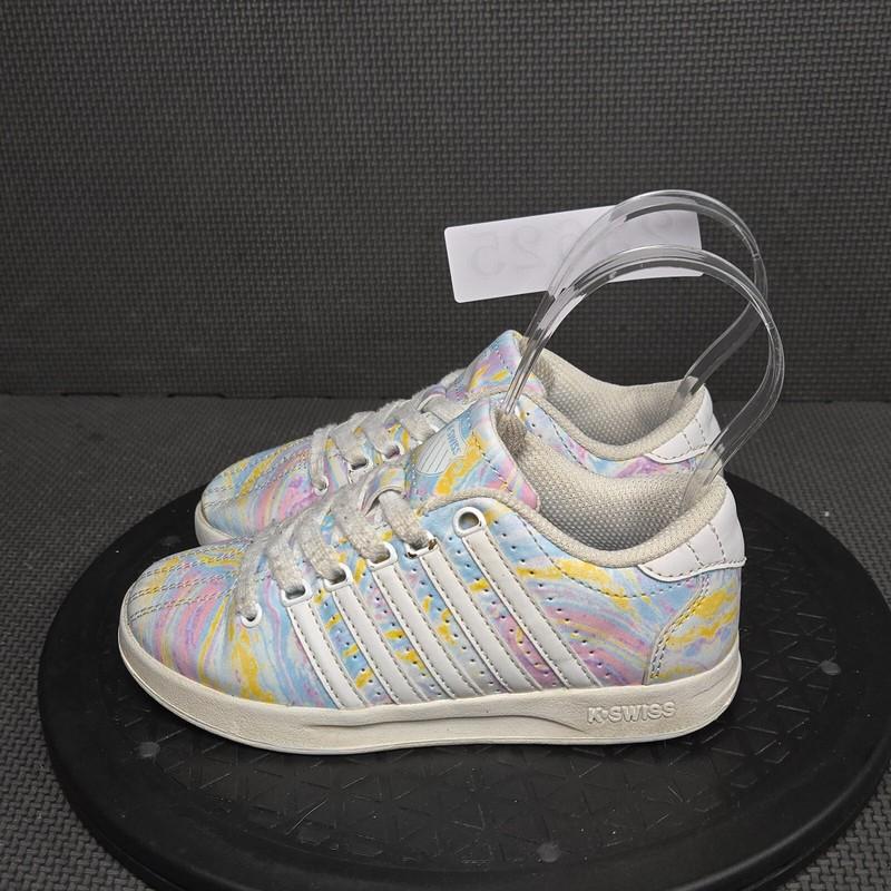 K-Swiss Court Pro Shoes Toddler Sz 12 White Pink Sneakers Trainers