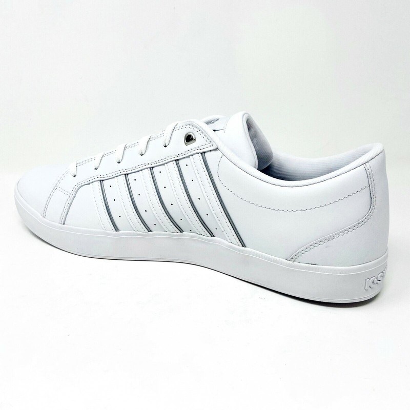 K Swiss Gallen III Triple White Silver Mens Size 14 Casual Sneakers 01977133