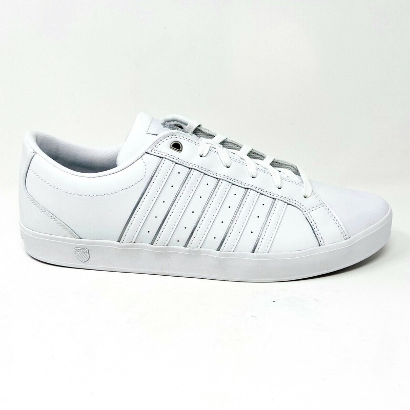 K Swiss Gallen III Triple White Silver Mens Size 14 Casual Sneakers 01977133